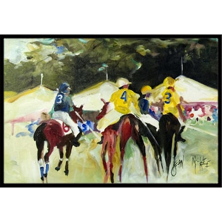 Carolines Treasures Polo At The Point Indoor and Outdoor Mat- 18 x 27 in. JMK1007MAT